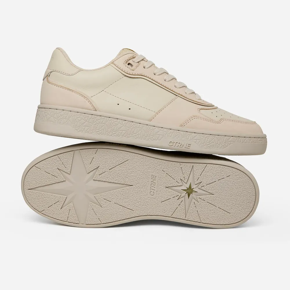 CTRNE Orgonite Sneakers in Beige/Beige, additional product view 3