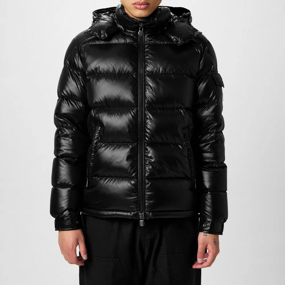 Moncler Men's Maya Waterproof Down Detachable Hood Short Puffer Jacket detail 3