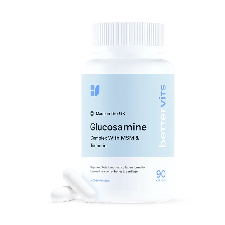 Bettervits Glucosamine Complex with MSM & Turmeric 90 Capsules