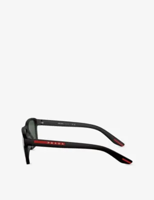 PRADA LINEA ROSSA PS 05YS Square-Frame Acetate Sunglasses detail 2