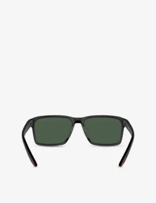 PRADA LINEA ROSSA PS 05YS Square-Frame Acetate Sunglasses detail 3