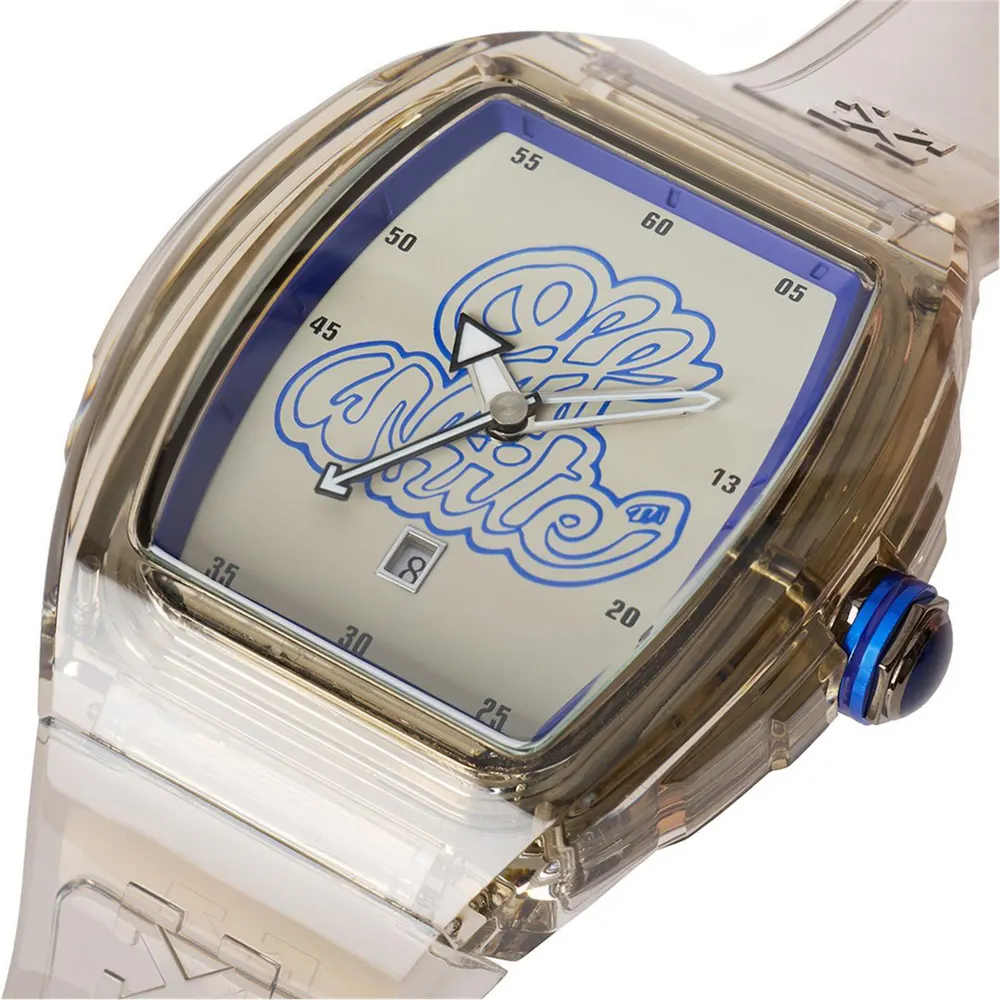 Off White Beat Watch in Blue/Grey, additional product view 2