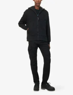 CP COMPANY Diagonal Boxy-Fit Cotton Hoody detail 2