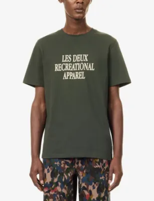 LES DEUX Copenhagen Cotton T-Shirt detail 3