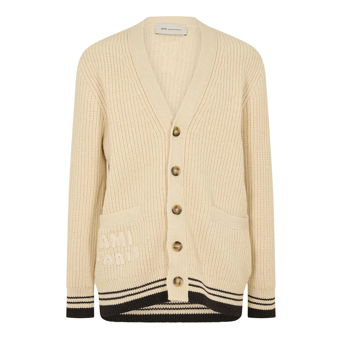 Ami Paris Men's Knitted Cardigan