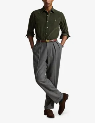 POLO RALPH LAUREN Long-Sleeve Fine Corduroy Cotton Shirt detail 2