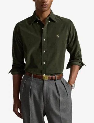 POLO RALPH LAUREN Long-Sleeve Fine Corduroy Cotton Shirt detail 3