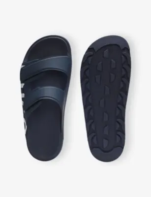 HUGO Brand-Print Rubber Sliders - EUR 40 / 6 UK MEN detail 2