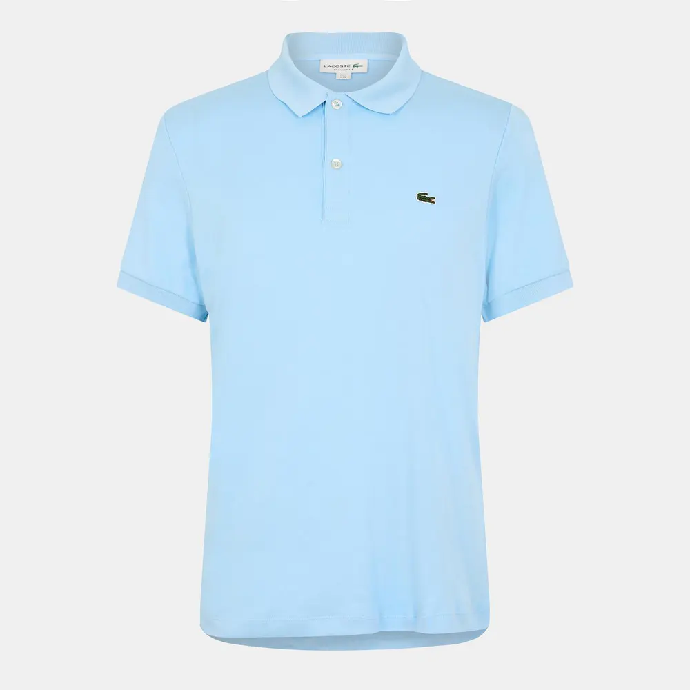 Lacoste Pima Polo Shirt in Blue HBP – Clothing