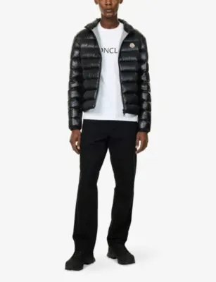 MONCLER Sergesta Logo-Badge Padded Jacket detail 2