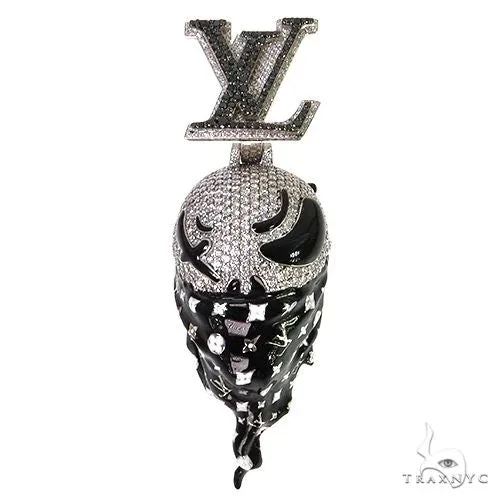 RINA - For Him CUSTOM Glow in The Dark Skellington Diamond Pendant 67777 – Pendant