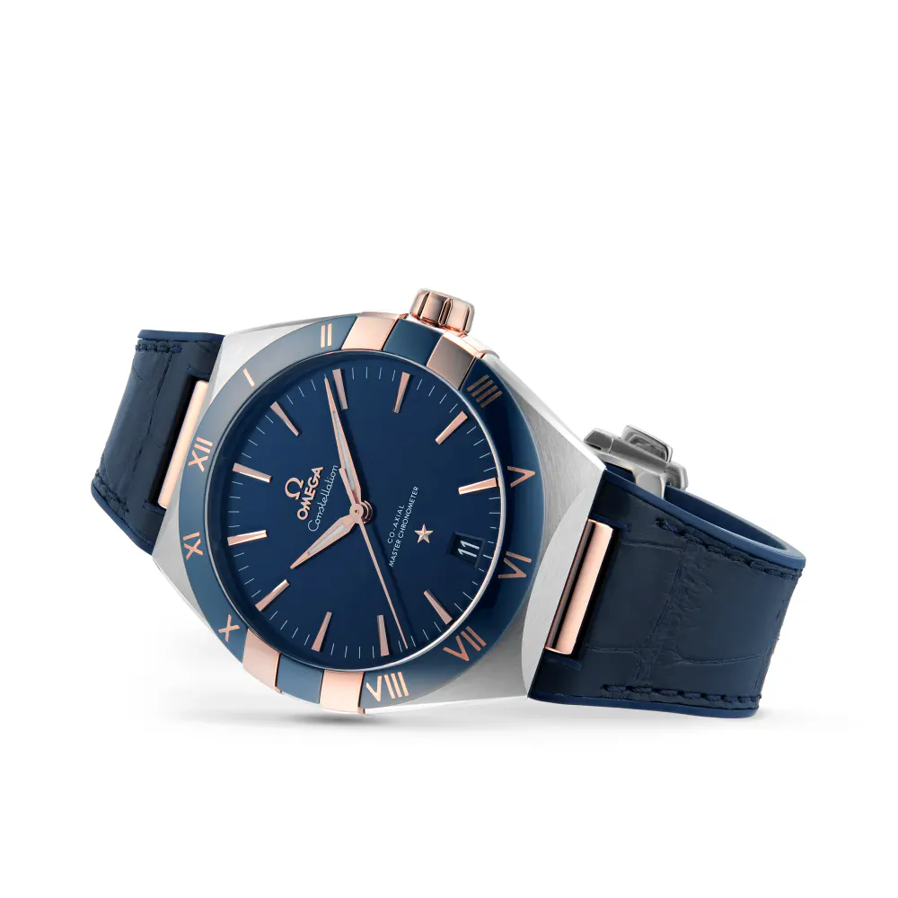 Omega Constellation Co-Axial Master Chronometer 41mm Mens Watch Blue in Blue, additional product view 3