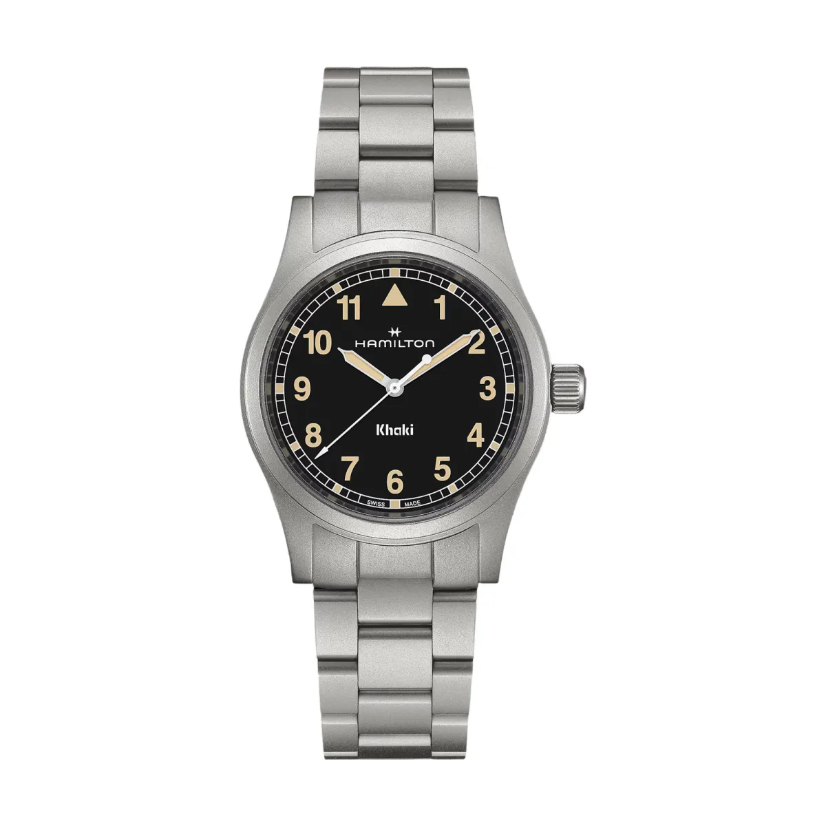 Hamilton Khaki Field Quartz 38mm Unisex Watch Black