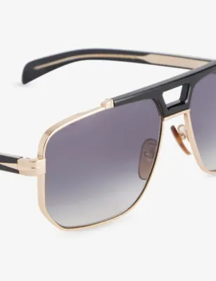 EYEWEAR BY DAVID BECKHAM 7157/S Square-Frame Metal Sunglasses detail 2
