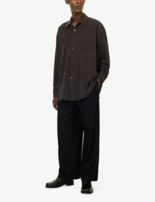 OUR LEGACY Wide-Leg Relaxed-Fit Woven Trousers detail 2