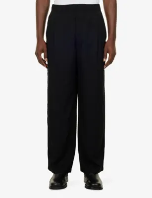 OUR LEGACY Wide-Leg Relaxed-Fit Woven Trousers detail 3