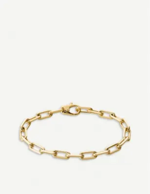 CARTIER Santos De Cartier 18ct yellow-gold bracelet