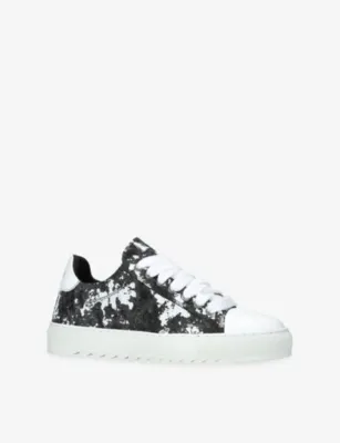 NUMERIS Atelier Canvas Trainers - EUR 42 / 8 UK MEN in BLK/OTHER, additional product view 3