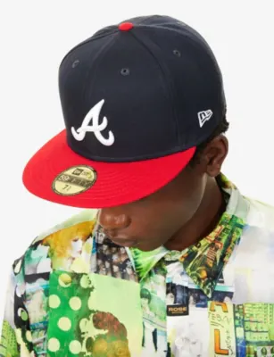 NEW ERA 59FIFTY Atlanta Braves Authentic On Field Home Woven Baseball Cap - 7 5/8 detail 2