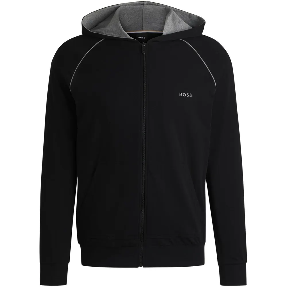 Boss Mens BOSS Mix & Match Zipped Hoodie - Full-Zip Closure