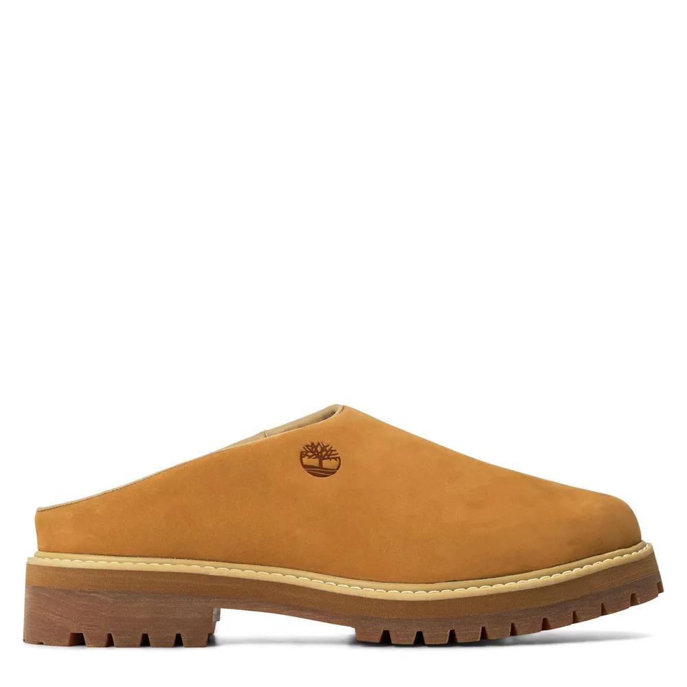 Timberland Men's Leather Clogs in Wheat NB – Footwear