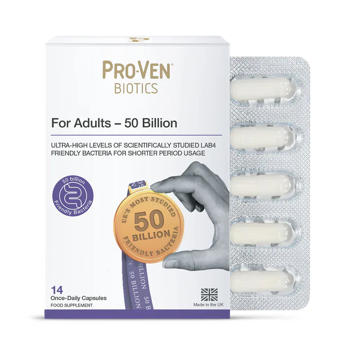PRO-VEN BIOTICS Adult Acidophilus & Bifidus 50 Billion 14 Capsules