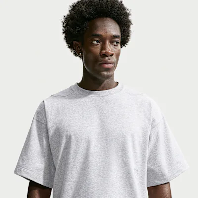 Nike N.A.C. Men's Dri-FIT Short-Sleeve Training Top - Light Smoke Grey/Heather/Light Smoke Grey