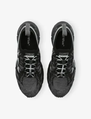 OFF-WHITE C/O VIRGIL ABLOH Be Right Back Woven Trainers - EUR 40 / 6 UK MEN in BLACK/COMB, additional product view 2