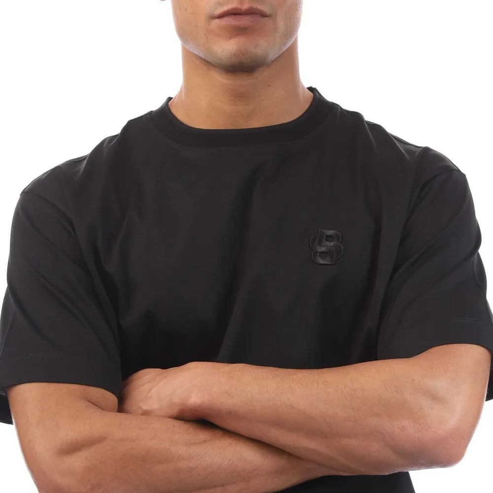 Boss Tames 10 T-Shirt in Black, additional product view 3