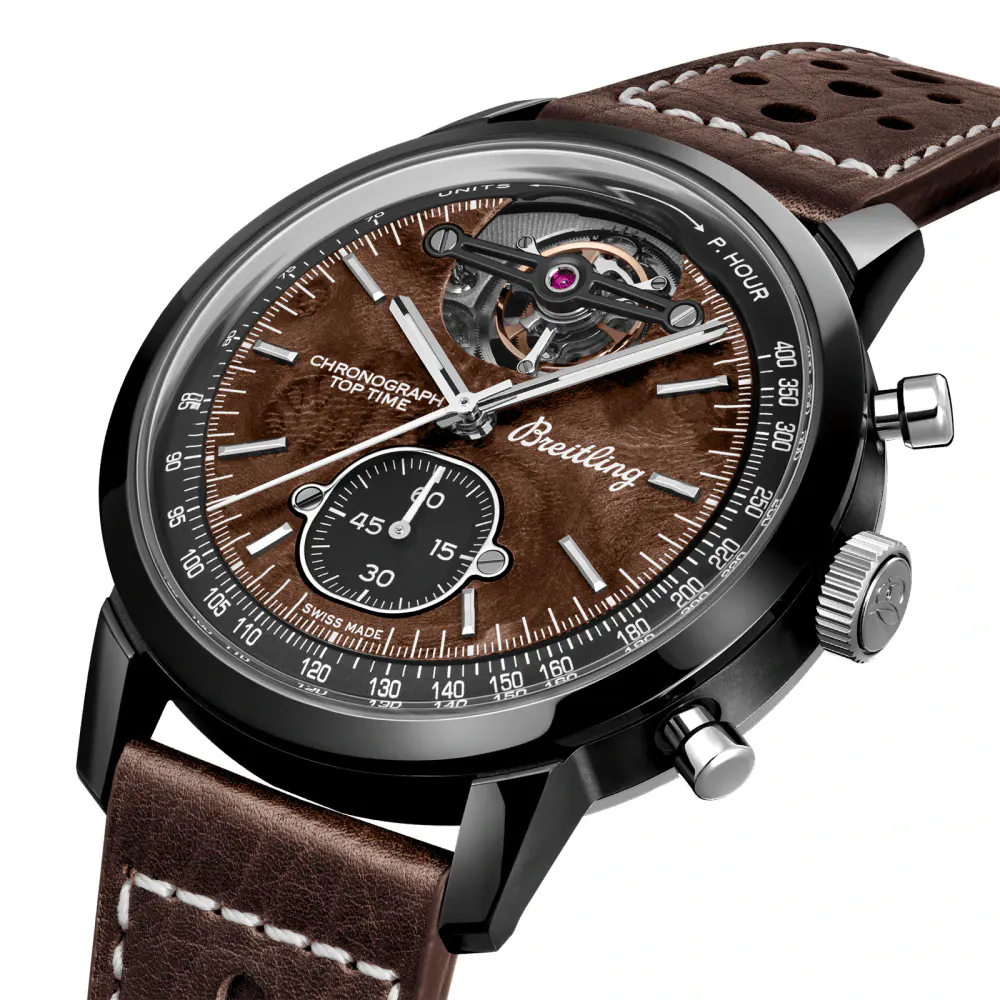 Breitling Top Time B21 Chevrolet Corvette Tourbillon 44mm Mens Watch Brown in Brown, additional product view 2