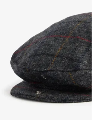 DENTS Fonthill flat-crown wool cap - L detail 2
