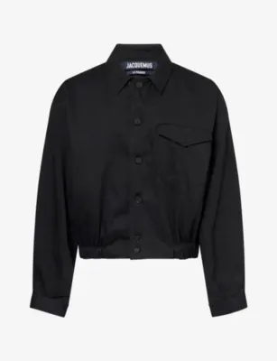 JACQUEMUS Le Blouson Cubano Linen-Blend Jacket