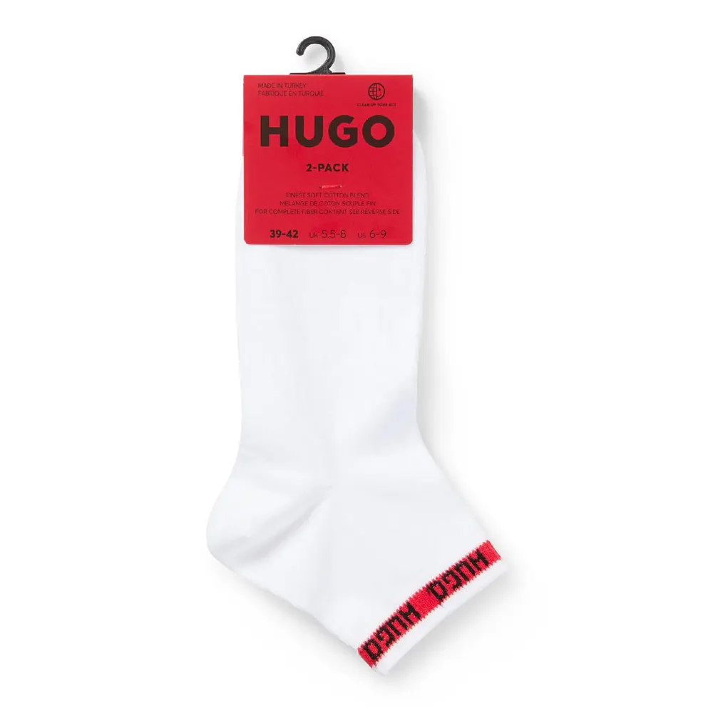 Hugo Hugo 2p Sh Tape Cc 10260234 01 Crew Sock Mens detail 2