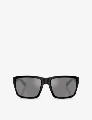 BURBERRY BE4483 Rectangular-Frame Injected Sunglasses