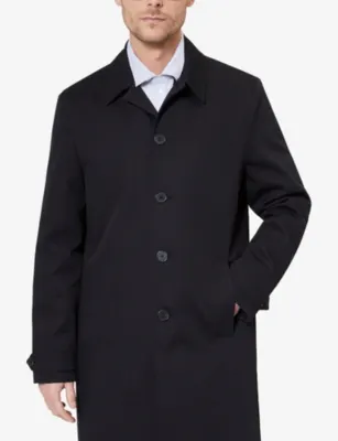 THE KOOPLES Single-Breasted Regular-Fit Cotton Trench Coat detail 3