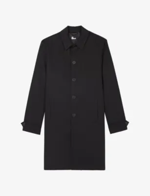 THE KOOPLES Single-Breasted Regular-Fit Cotton Trench Coat