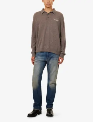 ACNE STUDIOS Wool Knit Polo Shirt detail 2