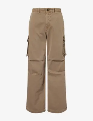 OUR LEGACY Mount Cargo Wide-Leg Denim Trousers