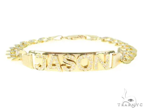 RINA - For Him CUSTOM Prong Diamond Jason Bracelete 44539 in Rose Gold – Bracelet