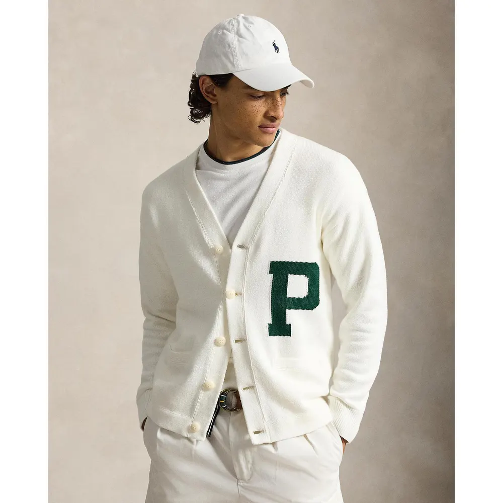 Polo Ralph Lauren Men's Cardigan in Cream Combo, additional product view 2