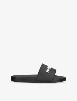 BURBERRY Furley Rubber Sliders - EUR 44 / 10 UK MEN