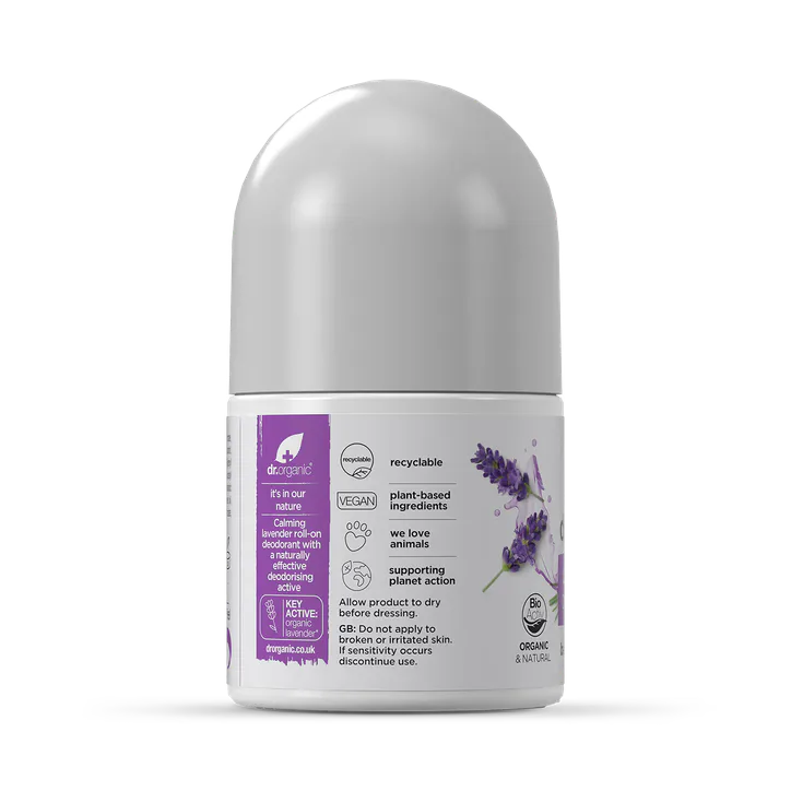 Dr Organic Lavender Deodorant 50ml detail 2