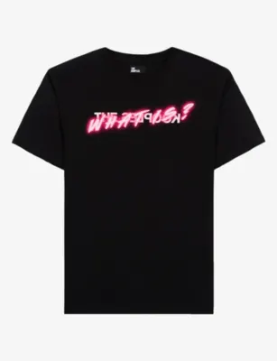 THE KOOPLES Graphic-print relaxed-fit cotton T-shirt - BLA01