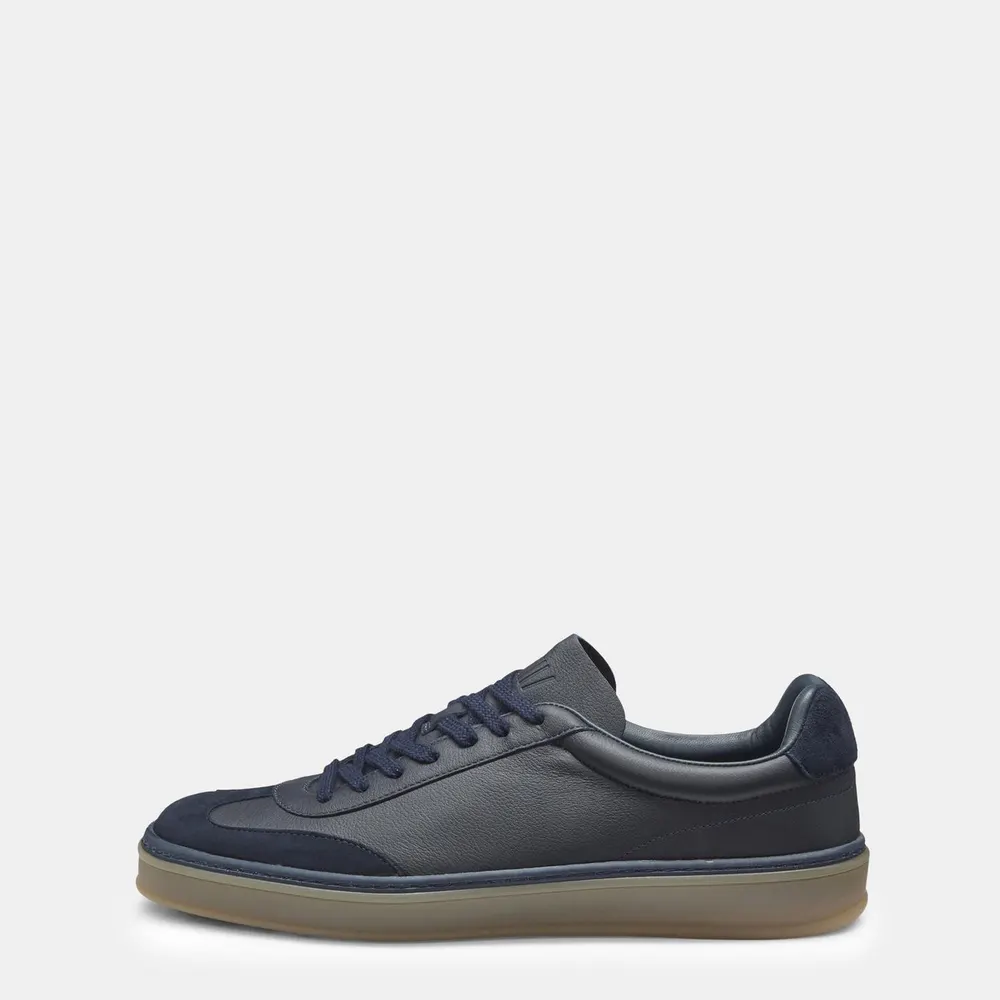 Boss Men's Zarek Suede Leather Low-Top Trainers detail 2