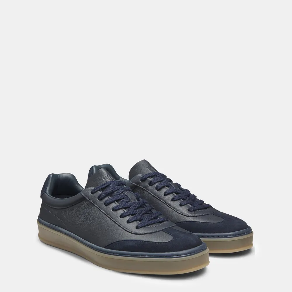 Boss Men's Zarek Suede Leather Low-Top Trainers detail 3