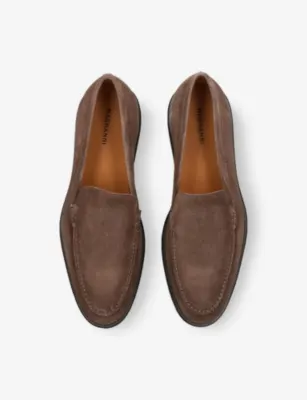 MAGNANNI Paraiso Suede Loafers - EUR 44.5 / 10.5 UK MEN in Beige, additional product view 2