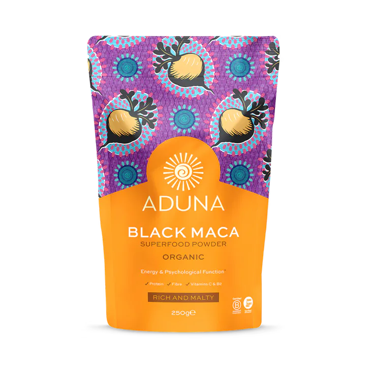 Aduna Organic Superfood Black Maca Powder 250 g