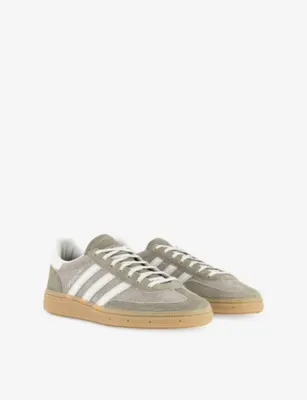 ADIDAS Handball Spezial suede low-top trainers - EUR 45.5 / 11.5 UK MEN in SILVER PEBBLE, additional product view 3