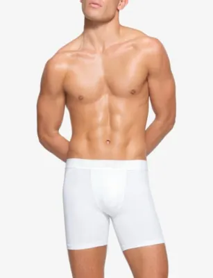 SKIMS Cotton Pack of Three 5-inch Boxer Briefs detail 2
