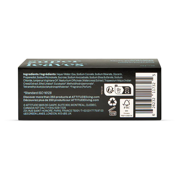 Attitude Men's Body Soap Eucalyptus & Sage detail 2